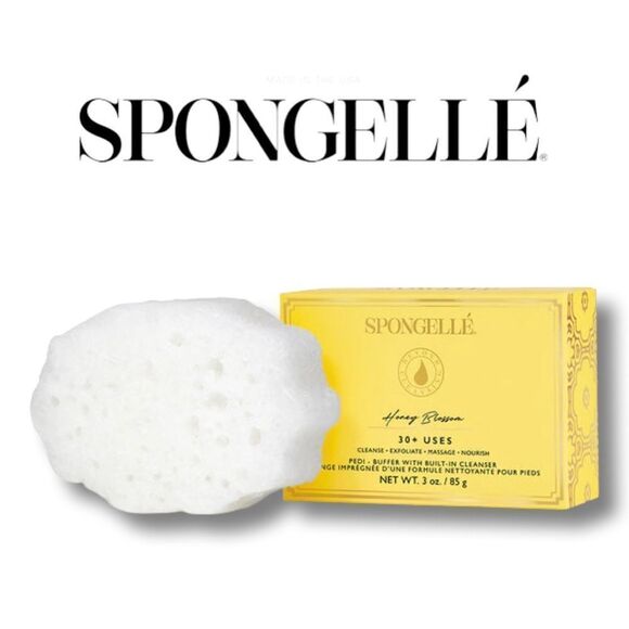 Spongelle Pedi-Buffer - Honey Blossom - Picture 1 of 5